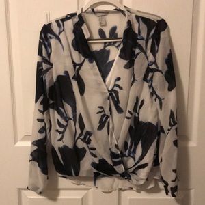 Floral pattern h&m blouse